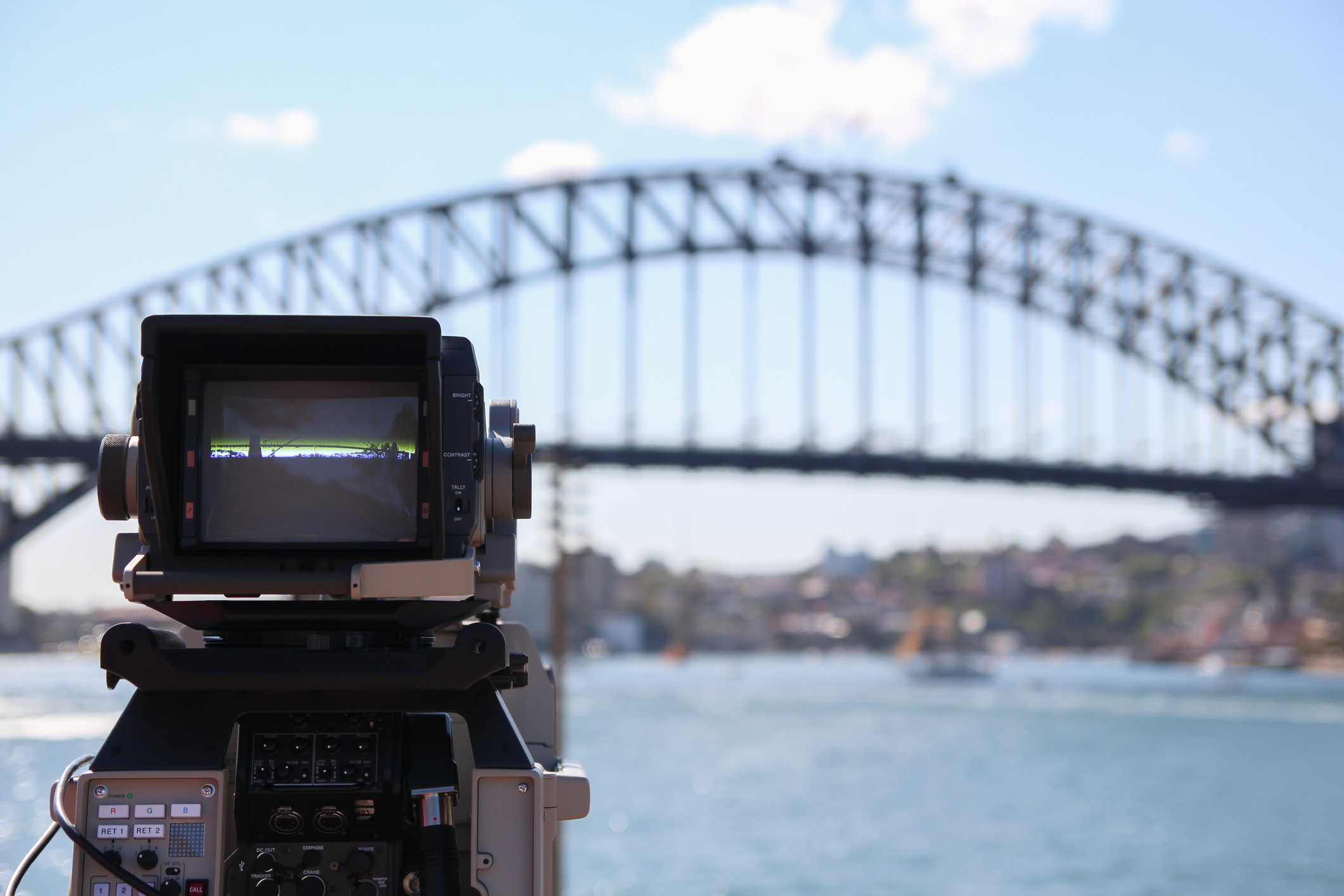 Filming the Sydney Harbor Bridge